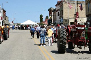 View north up Main Street.